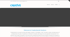 Desktop Screenshot of creativehandz.in